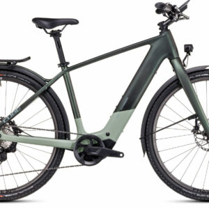 Cube KATHMANDU HYBRID C:62 SLT 400X stellar´n´origanogreen 28" 400 Wh Diamant