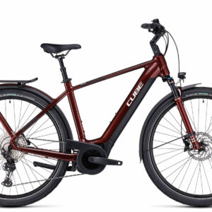 Cube TOURING HYBRID EXC 625 red´n´white 28" 625 Wh Diamant