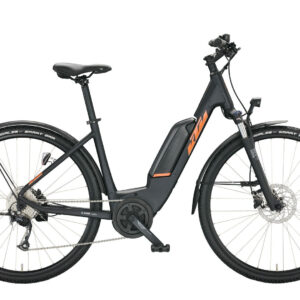 KTM MACINA CROSS P510 STREET black matt (orange) 28" 500 Wh Wave