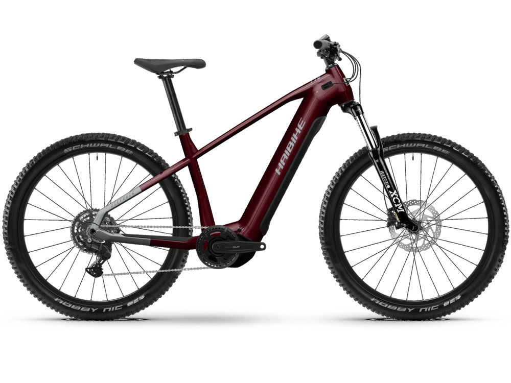 Haibike AllTrack 5 | E-Mountainbike | 27,5" | 720Wh Yamaha PW-S2 | weinrot Größe: 40 cm
