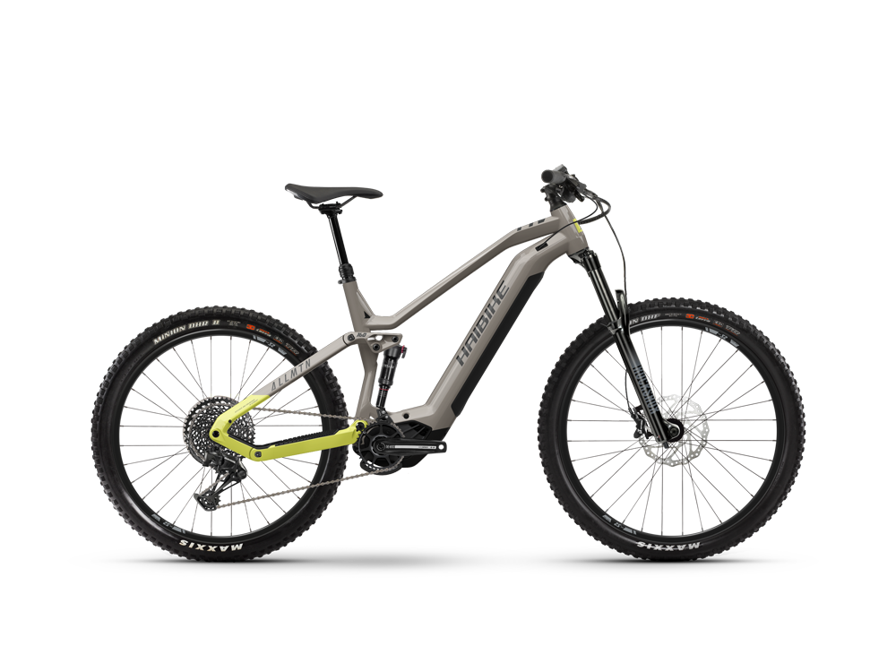 Haibike AllMtn 2 | E-MTB Fully | 29/27,5" | 720Wh Yamaha PW-X3 | grau / gelb Größe: 44 cm