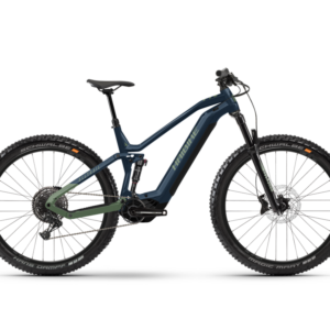 Haibike AllTrail 9 | E-MTB Fully | 29" | 720Wh Yamaha PW-X3 | blau / olive Größe: 50 cm