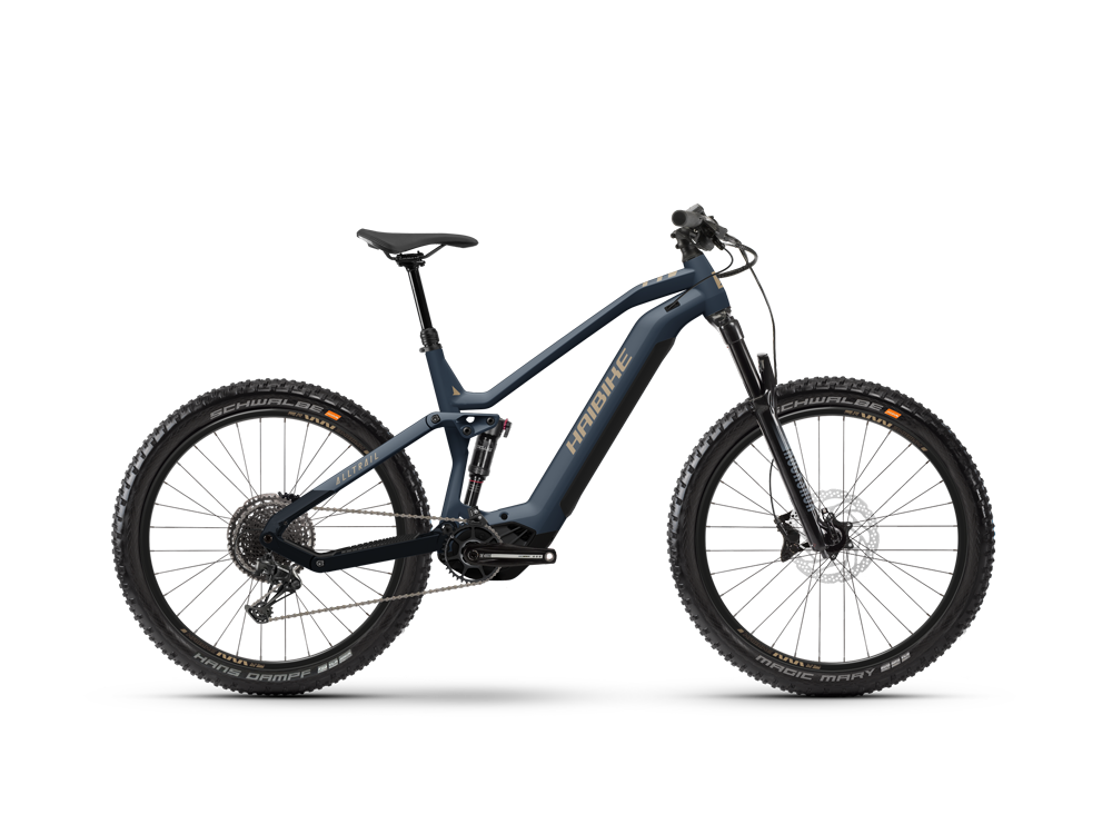Haibike AllTrail 6 | E-MTB Fully | 27,5" | 720Wh Yamaha PW-S2 | blau / karamel Größe: 44 cm