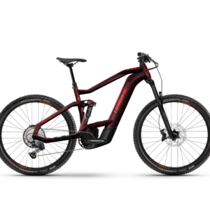 Haibike AllTrail 8 | E-MTB Fully | 27,5" | 625Wh Bosch CX | weinrot / neonrot Größe: 47 cm