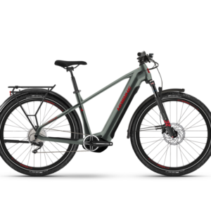 Haibike Trekking 5 High | Trekking E-Bike | 27,5" | 720Wh Yamaha PW-S2 | olive / rot Größe: 45 cm