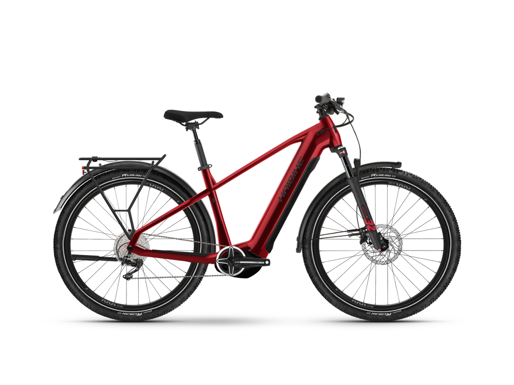 Haibike Trekking 5 High | Trekking E-Bike | 27,5" | 720Wh Yamaha PW-S2 | feuerrot / schwarz Größe: 45 cm