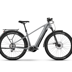 Haibike Trekking 7 High | Trekking E-Bike | 27,5" | 720Wh Yamaha PW-X3 | urban grau / weiß Größe: 55 cm