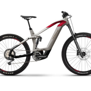 Haibike Hybe 9 | E-MTB Fully | 29/27,5" | 750Wh Bosch CX | grau / rot Größe: 41 cm