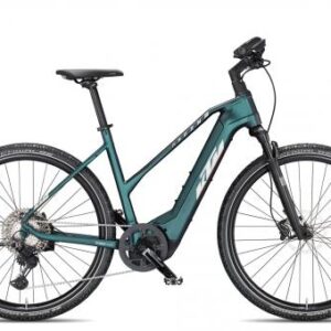KTM Macina Cross 710 Trapez 2025 | green purple flip matt/silver | 51 cm | E-Trekkingräder