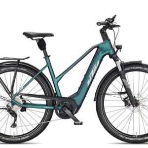 KTM Macina Gran 720 Trapez 2025 | green purple flip matt/silver | 46 cm | E-Trekkingräder