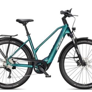 KTM Macina Gran 820 Trapez 2025 | green purple flip matt/silver | 46 cm | E-Trekkingräder