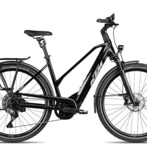 KTM Macina Magic Pro DI2 Trapez 2026 | flaming black/grey white | 46 cm | E-Trekkingräder