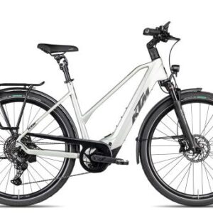 KTM Macina Magic Pro Trapez 2026 | dew silver matt/black orange | 56 cm | E-Trekkingräder