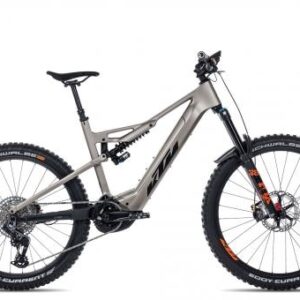 KTM Macina Prowler Prestige 2025 | platin bronze matt/black orange | 43 cm | E-Bike Fully