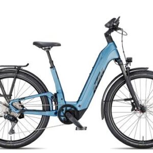 KTM Macina Style FS Prime Wave 2025 | steel blue matt/black | 40 cm | E-Trekkingräder