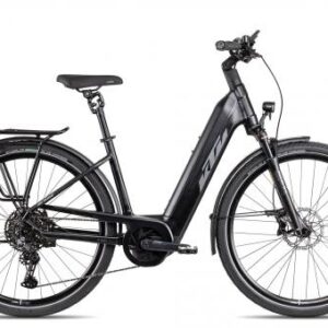 KTM Macina Style Pro Wave 2025 | black matt/grey lime green | 43 cm | E-Trekkingräder