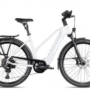 KTM Macina Style X Pro Trapez 2025 | lightgrey/white blue | 46 cm | E-Trekkingräder
