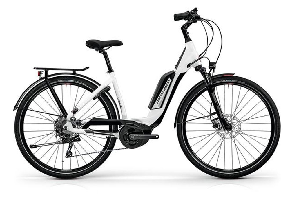 Centurion E-Fire R850 Low | City E-Bike | 28" | 500Wh Bosch | weiß / schwarz / rot Größe: 53 cm