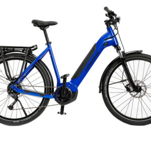 Haibike Trekking 4 Low | Trekking E-Bike | 27,5" | 500Wh Yamaha PW-TE | blau Größe: 54 cm