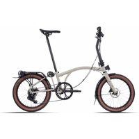 Brompton G Line - 20 Zoll 8K Faltrad - Traildust White