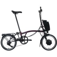 Brompton C-Line Electric Explore - Typ H - 16 Zoll 300Wh 12K Faltrad - Amethyst Lacquer