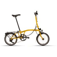 Brompton C-Line Explore - Typ H - 16 Zoll 12K Faltrad - Bumblebee Yellow