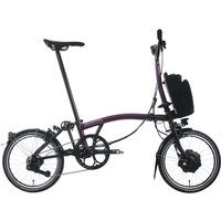 Brompton P-Line Electric Urban 4-speed - Typ M - 16 Zoll 300Wh 4K Faltrad - Amethyst Lacquer