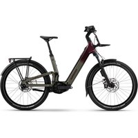 Winora SINUS FS R5f PRO - 27.5 Zoll 800Wh 5N Wave/Fully - sand/deep red