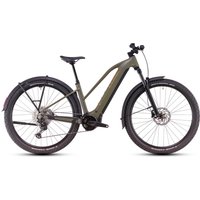 Cube Reaction Hybrid Pro Allroad - 27.5 / 29 Zoll 800Wh 12K Trapez - dustyolive n gold