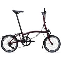 Brompton C Line - High 16 Zoll 4K Faltrad - Red Plum