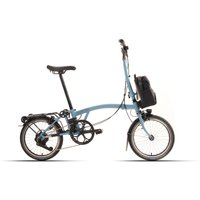 Brompton New C line Electric High - 16 Zoll 345Wh 4K Faltrad - Cloud Metallic