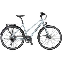 KTM LIFE LITE  - 28 Zoll 12K Trapez - azzuro silver matt