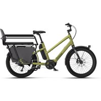 Benno Boost E 10D CX inkl. Family Package - 24 Zoll 545WH 10K Trapez - moosgreen