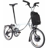 Brompton P-Line Electric Urban 4-speed - Typ H- 16 Zoll 300Wh 4K Faltrad - Lunar Ice