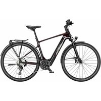 KTM MACINA SPORT SX ELITE - 28 Zoll 400Wh 10K Diamant - transparent red (grey+chrome orange)
