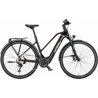 KTM MACINA SPORT SX ELITE - 28 Zoll 400Wh 10K Trapez - transparent red (grey+chrome orange)