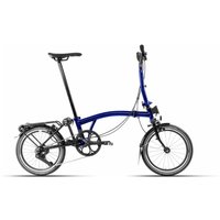Brompton P-Line Explore - Typ H - 16 Zoll 12K Faltrad - Bolt Blue Lacquer