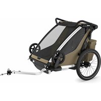 Thule Chariot Cross 2 double - Kinderfahrradanhänger - Faded Khaki