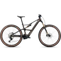 Orbea RISE SL M10 - 29 Zoll 630Wh 12K Fully - Cosmic Carbon View - Golden Sand