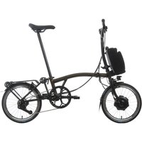 Brompton C-Line Electric Explore - Typ H - 16 Zoll 300Wh 12K Faltrad - Black Lacquer