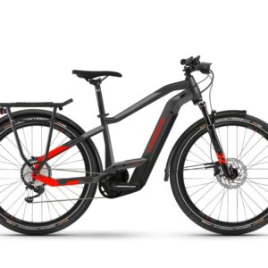 Haibike Trekking 9 High | Trekking E-Bike | 27,5" | 625Wh Bosch CX | anthrazit / rot Größe: 50 cm