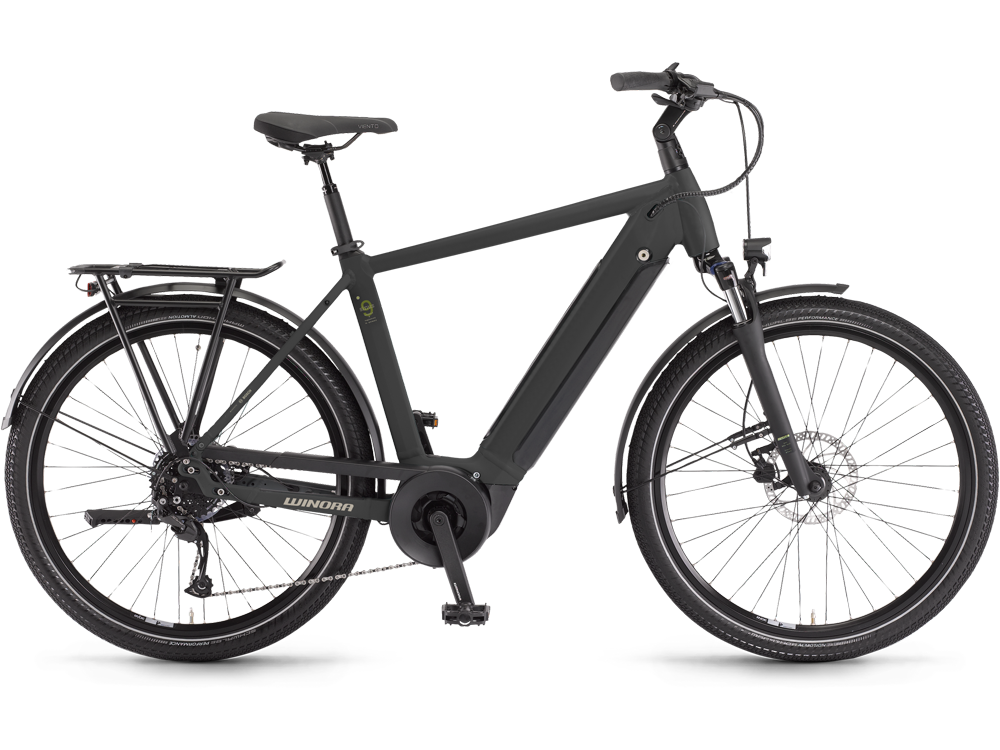 Winora Sinus X9 High | City E-Bike | 27,5" | 625Wh Bosch | mattschwarz Größe: 56 cm