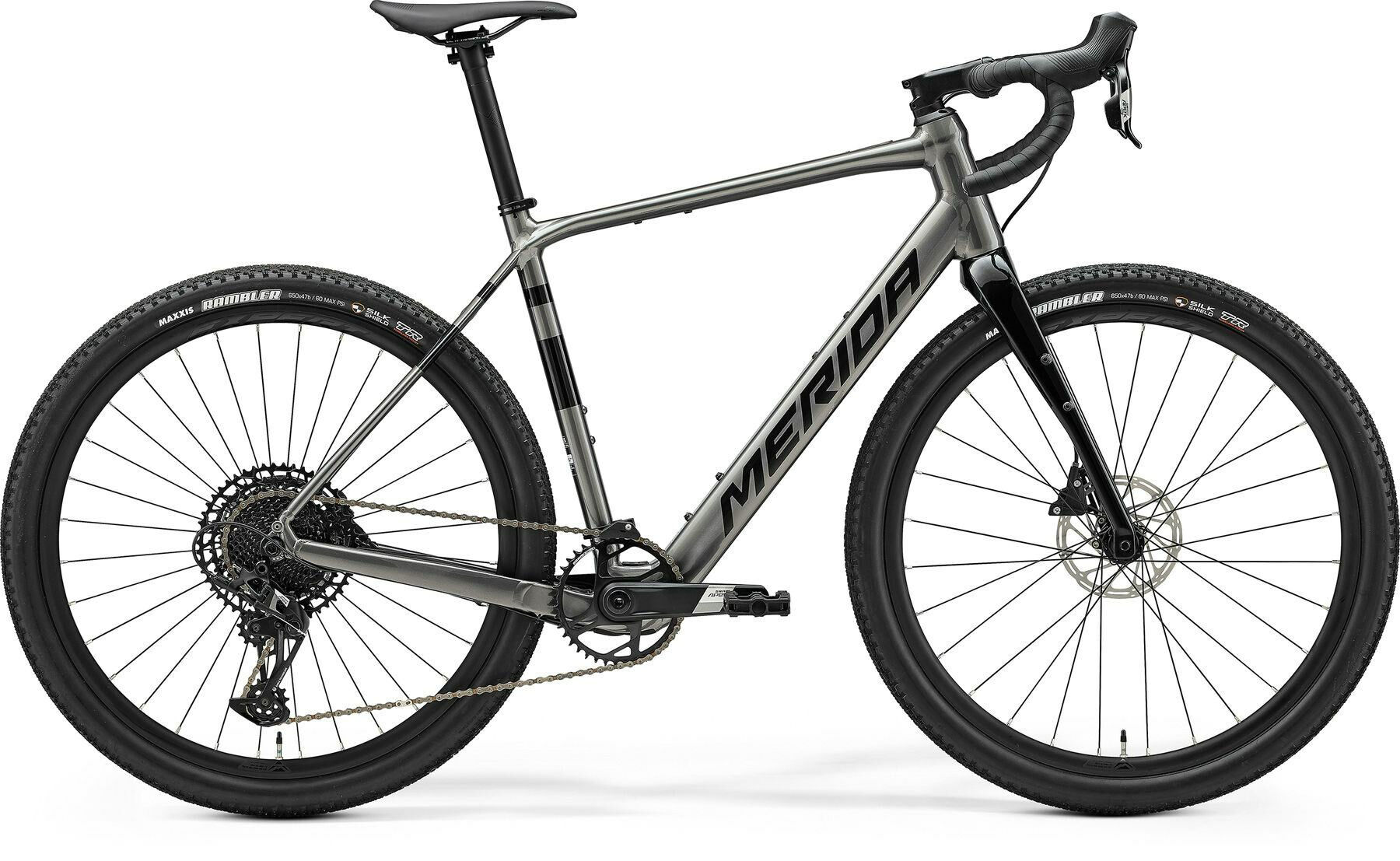 Merida eSILEX+ 600 Gunmetal Grey 28" 250 Wh Diamant