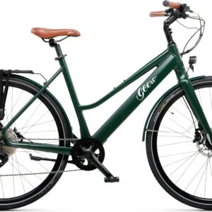 Geero FLEX E-Bike Pine 52 - braun & OLED-Display - gebogener Lenker