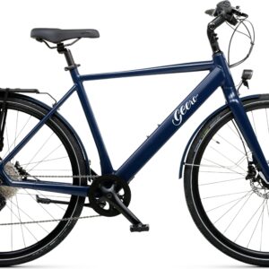 Geero FLEX E-Bike Steel 54 - schwarz & LC Display - gerader Lenker