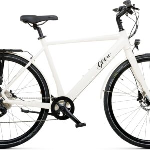 Geero FLEX E-Bike Cream 54 - schwarz & LC Display - gerader Lenker