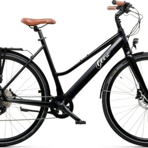 Geero FLEX E-Bike Vinyl 52 - braun & OLED Display - gebogener Lenker