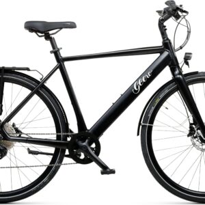 Geero FLEX E-Bike Vinyl 54 - schwarz & LC Display - gerader Lenker