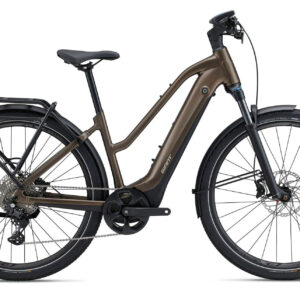 Giant EXPLORE E+ PRO 1 STA Truffle/Black Satin-Matt 28" 800 Wh Trapez