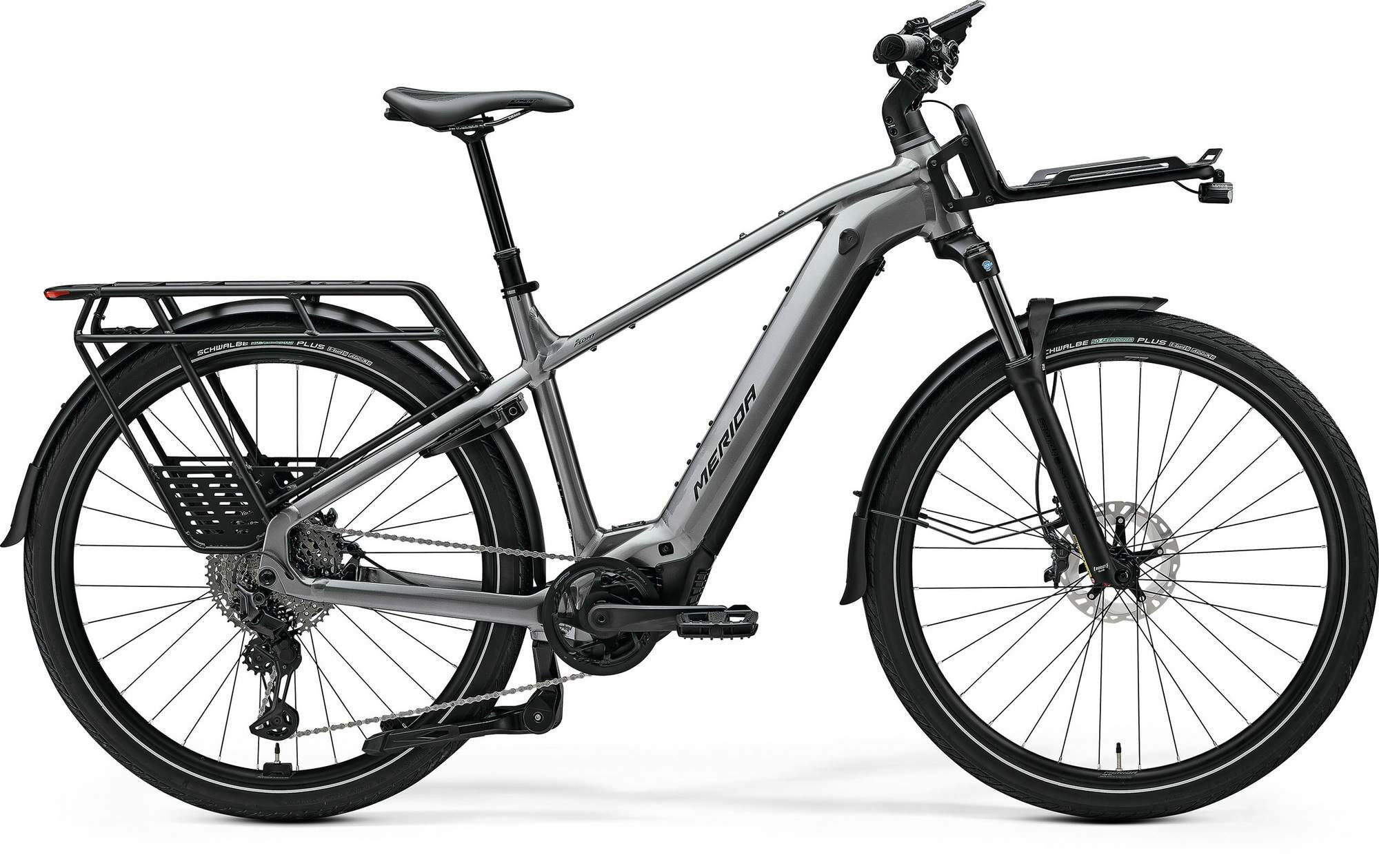 Merida eFLOAT HD 700 EQ Gunmetal Grey 28" 800 Wh Diamant